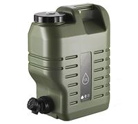 Stronrive Almacenamiento Agua | Cantimplora depósito Agua con Grifo | Agua sin BPA con Tubo extendido y Cepillo para Mochila Camping al Aire Libre