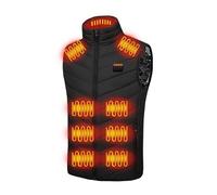 Stronrive Chaqueta térmica,Chaqueta eléctrica inteligente con 3 niveles de calefacción - Chaleco calefactor con protección contra sobrecalentamiento, cómoda sudadera con capucha térmica para invierno,
