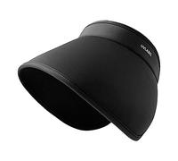 Stronrive Copa vacío protección Solar - SPF50 Full Face Sunscreen Hat Wraparound | Seda Hielo Envolvente con Visera Ajustable, Cola Caballo con Parasol, Accesorios Playa