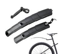 Stronrive Guardabarros para Bicicleta,Guardabarros Delantero y Trasero Telescópico para Patinete,Defensas Engrosadas para - para Uso Urbano Carretera Montaña y Turismo Compatible Ruedas 24 26 27.5