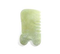 Stronrive Jade Gua Sha Raspado Herramienta De Masaje, Massage Guasha De Belleza Facial Tablero De Gua Sha Terapia, Nivel Gua Sha Stone Natural Pa-ra SPA, Alivio del Dolor De Cuello
