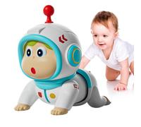 Stronrive Juguete eléctrico para Gatear, Juguete Musical para Gatear | Muñeca de Juguete para Gatear de bajo Ruido,Juguetes educativos de Aprendizaje para niños de 0 a 3 años para habitación de niños