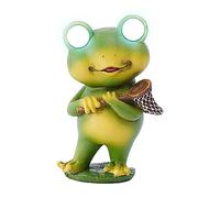 Stronrive la lámpara Solar la Rana - Figura Rana Decorativa lámpara jardín Solar | Lámpara Solar Animales al Aire Libre con Adorno Rana para césped, Patio, Patio