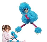 Stronrive marioneta Avestruz - Marioneta Divertida Avestruz - Marionetas Avestruz Hechas a Mano, muñecos Cuerda, Accesorios educativos interactivos para Padres e Hijos