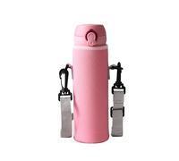 Stronrive Soporte para Botella de Agua con Correa, Bolsa para Transportar Botellas de Agua con Correa Ajustable para el Hombro, Cubierta aislada de la Bolsa de la Caja del Tenedor de la de la Botella