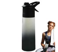 Stronrive Taza de agua pulverizada, botella para beber niebla,Botella de agua nebulizadora para sorber y niebla de 650 ml | Botella de niebla portátil para gimnasio, correr, ciclismo, entrenamiento,