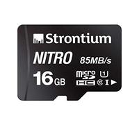 Strontium Nitro - Tarjeta microSD de 16 GB (85 MB/s, Clase U1)