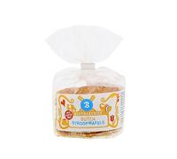 Stroopwafels de Caramelo Sin Gluten en Bolsita con Clip - Galleta holandesa con caramelo y vainilla Bourbon - Sin colorantes ni conservantes artificiales, ideal como regalo