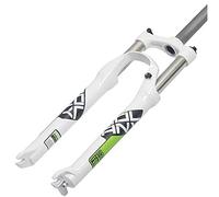 STRTG MTB montaña Bicicleta Horquilla Delantera,Suspensión Delantera Tenedor Amortiguador de Bicicletas de montaña de aleación de Aluminio de Primavera 1-1/8" Accesorios de la Bicicleta