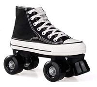 STRTG Quad Patines, Transpirable Patines Quad, Hombres Mujeres Patines 4 Ruedas, Patines Quad para niños yniñas Principiantes. estables, cómodos y fáciles de Poner.