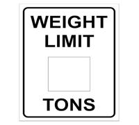 Structural Load Warning Vintage Metal Wall Decor 12x8 Inch