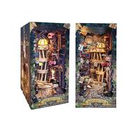 STRUCWOOD Kit de maquetas de rompecabezas de madera para manualidades, manualidades para adultos/cumpleaños, regalos creativos (callejón nocturno mágico)