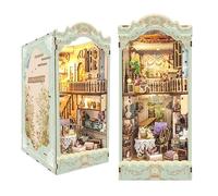 STRUCWOOD Magic Book Nook Kit 3D Wooden Puzzle for Adults Decorative Bookend Stand Book Nook Bookshelf Insert Bookcase Toy for Teenagers Gift Model Kits (Pastoral Diary)