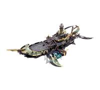STRUCWOOD Puzzle de madera 3D DIY nave espacial de ballena, casa de muñecas en miniatura, modelo mecánico para adultos para construir, regalos para familia y amigos, alarmas del universo (azul luz de
