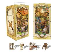 STRUCWOOD The Records of Insects Book Nook Kit for Adults LED Miniature Booknook Kit 3D Wooden Puzzle Juguetes para adolescentes Prefect Gift