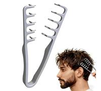 STRUKTURPASTE Peine Texturizador Hombre,Peine Pelo Rizado,Peine de Dientes Anchos, Herramienta para dar Volumen a las Raíces, Accesorio De Estilizado Para Raíces y Flequillo Cabello Unisex