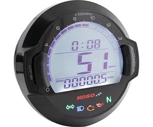 STRUMENTAZIONE COMPLETA TONDA TACHIMETRO CONTAGIRI MOTO SCOOTER KOSO DL-03SR BB642W20