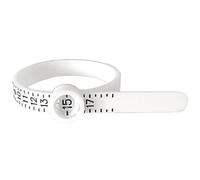 Strumento ad anello di misurazione del sizer - set di misurazione 'anello sizer, anello sizer con finestra ingrandita | Sizer per gli strumenti di gioielli di dimensioni 1-17, Se référer au descriptif