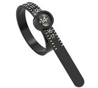 Strumento ad anello di misurazione del sizer - set di misurazione 'anello sizer, anello sizer con finestra ingrandita | Sizer per gli strumenti di gioielli di dimensioni 1-17, Siehe Beschreibung, Ver