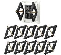 Strumento di riparazione della scatola dell'interruttore 86mm,10 PCS Montaggio A Parete Scatola Strumento di Riparazione Tipo Interruttore Cassette Riparatore Supporto per la Riparazione della