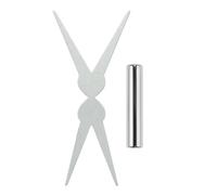 Strumento magnetico per smalto per unghie, accessorio per manicure a doppia estremità, punta francese professionale, dettagli in acciaio inossidabile, accessorio per unghie artistiche con controllo pr