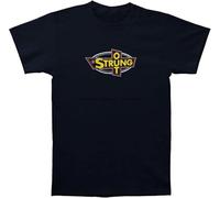 Strung out Mens Fashion Logo T-Shirt Black Plus Size tee