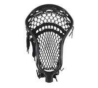 Strung Unstrung Lacrosse Head, Lacrosse Stick, Nylon Head Strung, with Memory Mesh, for Competition Offensive Defensive Strategies White (Negra)