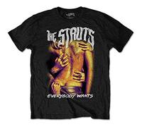 Struts the - T-Shirt # L Unisex Black # Everybody Wants