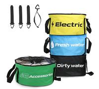 STSTECH Bolsa de almacenamiento para manguera de caravana, impermeable, accesorios de cámper, organizador de equipos, bolsas de utilidad para mangueras de alcantarillado, cables eléctricos, agua negra