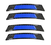 STtaoAA Tiras Reflectantes De Fibra De Carbono para Coche para Daewoo Tacuma 2000-2004 F600, Pegatinas De Advertencia De Alta Visibilidad Nocturna, Protector Anticolisión Auto,Blue