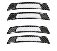 STtaoAA Tiras Reflectantes De Fibra De Carbono para Coche para VW Jetta 1979-2025 A1 A2 A3 A4 A5 A6 A7 A8 1K 5K, Pegatinas De Advertencia De Alta Visibilidad Nocturna, Protector Anticolisión Auto