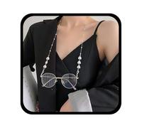 Sttiafay Cuentas Cadena Para Mujeres Corazón Perla Máscara Gafas Correa Retenedor Cordón Ojos Regalos Para Ella