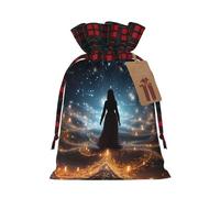 sttung Follow Your Dreams - Bolsa de con cordón, bolsa de regalo festiva, bolsa de embalaje de vacaciones, suministros coloridos para fiestas