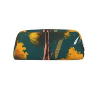 sttung National Parks Sunshine Trees - Bolsa de almacenamiento de maquillaje, multifuncional, portátil, con estampado de árboles, Silver, Talla única