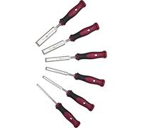 Stubai 356106 - Pack de 6 piezas para formón, mango de 2 cantos