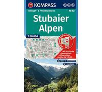 Stubai Alps 1:50,000 Hiking Map: Hiking and cycling map in one: 83