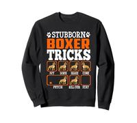 Stubborn Boxer Dog Tricks Funny Puppy Dogs Lovers Sudadera