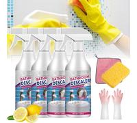 Stubborn - Limpiador de manchas, spray descalcificador de baño, espuma descalcificadora de baño, limpiador de espuma multiusos para baño, agente de limpieza descalcificante, para baño, bañera,
