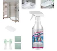 Stubborn Stains Cleaner, Bathroom Descaler Foam, Bathroom Descaler Spray, Bathroom Descaler, Foam Cleaner Foam Spray, All Purpose Rinse Cleaning Foam For Bathroom (1pcs)