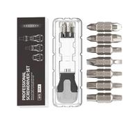 Stubby Juego de destornilladores de trinquete | Herramienta de reparación portátil 15 en 1 multi-bit | Destornillador de trinquete | Para ordenador, bicicleta, coche, bricolaje, reparación, hogar