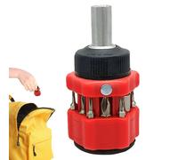 Stubby Ratcheting Screwdriver - 6150 Chrome Vanadium Steel Mini Precision Tool | Ideal for Electronics Repair, Glasses, Watches, Small Appliances, DIY Home & Office Use