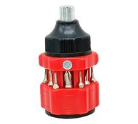 Stubby Ratcheting Screwdriver - 6150 Chrome Vanadium Steel Mini Precision Tool | Ideal for Electronics Repair, Glasses, Watches, Small Appliances, DIY Home & Office Use