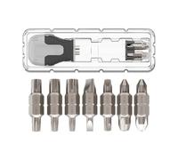 Stubby Ratcheting Screwdriver | Herramienta de reparación portátil 15 en 1 multi-bit | Destornillador corto de trinquete múltiple | para electrodomésticos, mantenimiento de muebles, reparación de