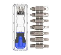 Stubby Ratcheting Screwdriver | Herramienta de reparación portátil 15 en 1 multi-bit | Juego de destornilladores cortos | para mantenimiento de muebles, electrodomésticos, computadoras, bicicletas