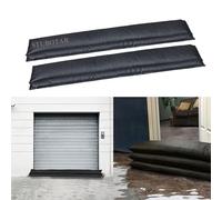 Stubotar 2PCS Bolsa de Innundación Activada por Agua del Terraplén de Control de Inundaciones del Jardín Garaje Puerta 20x180CM