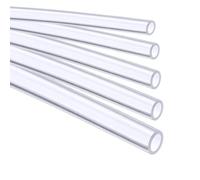 Stubotar Tubo de Silicona Flexible6mm ID x OD 9mm Espesor 1.5mm Transparente Tuberías de agua 2 Metros Resistencia a Altas Temperaturas y Difícil de Deformar
