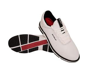Stuburt Evolve Classic - Zapatos de Lluvia para Hombre, Impermeables, cómodos, de Cuero, Color Blanco, 10.5 UK, White, 43 1/3 EU