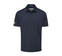 Stuburt Kestrel-Polo de Manga Corta Transpirable Que Absorbe la Humedad Camisa, Azul Marino francés, XL para Hombre