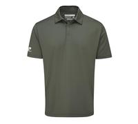 Stuburt Kestrel-Polo de Manga Corta Transpirable Que Absorbe la Humedad Camisa, Caqui, L para Hombre