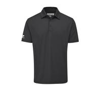 Stuburt Kestrel-Polo de Manga Corta Transpirable Que Absorbe la Humedad Camisa, Negro, L para Hombre